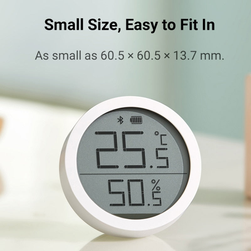 XIAOMI Qingping Bluetooth Hygrometer Thermometer Temperature&Humidity Sensor for Apple HomeKit/Mijia App Smart Home Sensor Lite