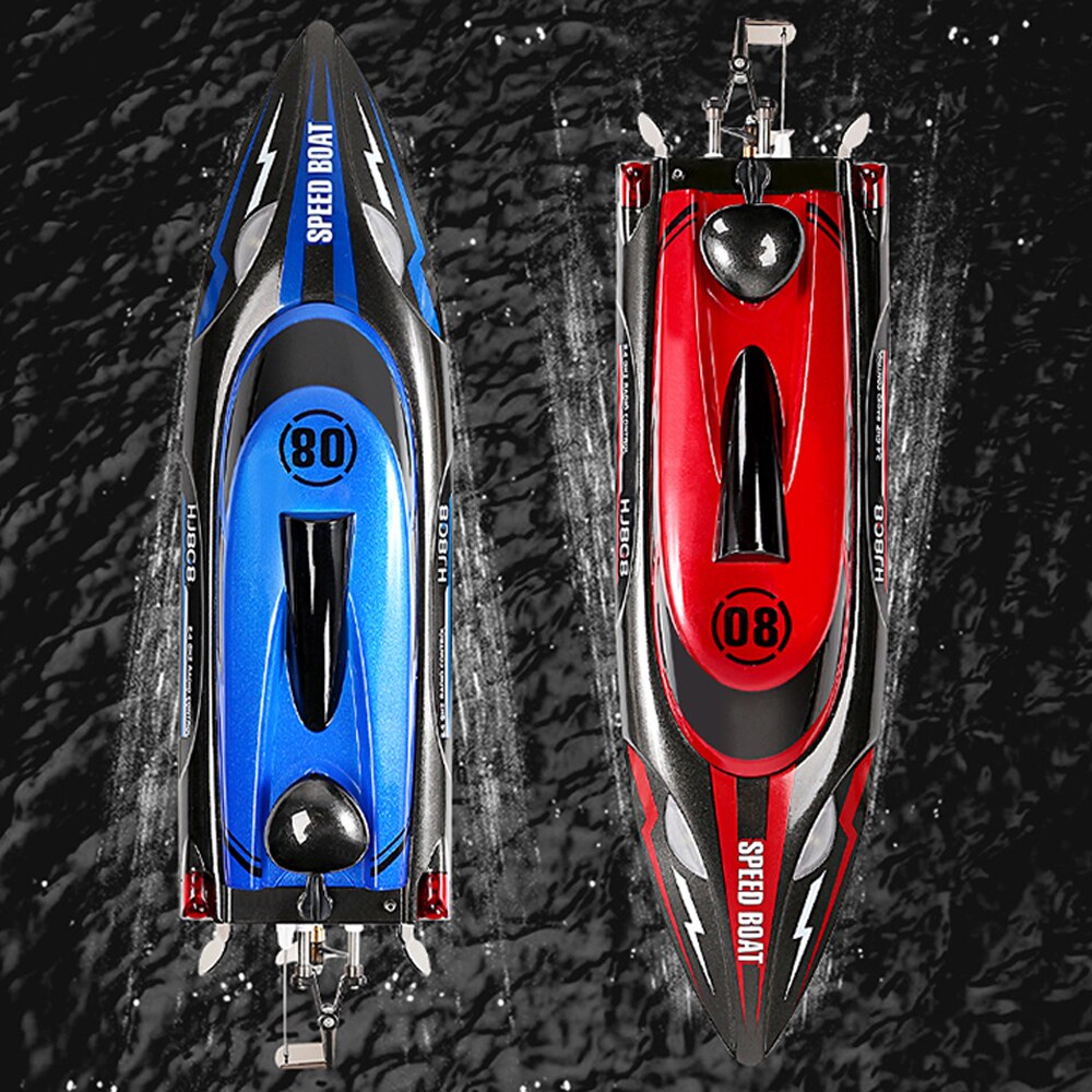 HJ808 RC Boat 2.4Ghz 25km/h High Speed Remote Control Racing Ship Water Speed Boat Children Model Gifts Toy
