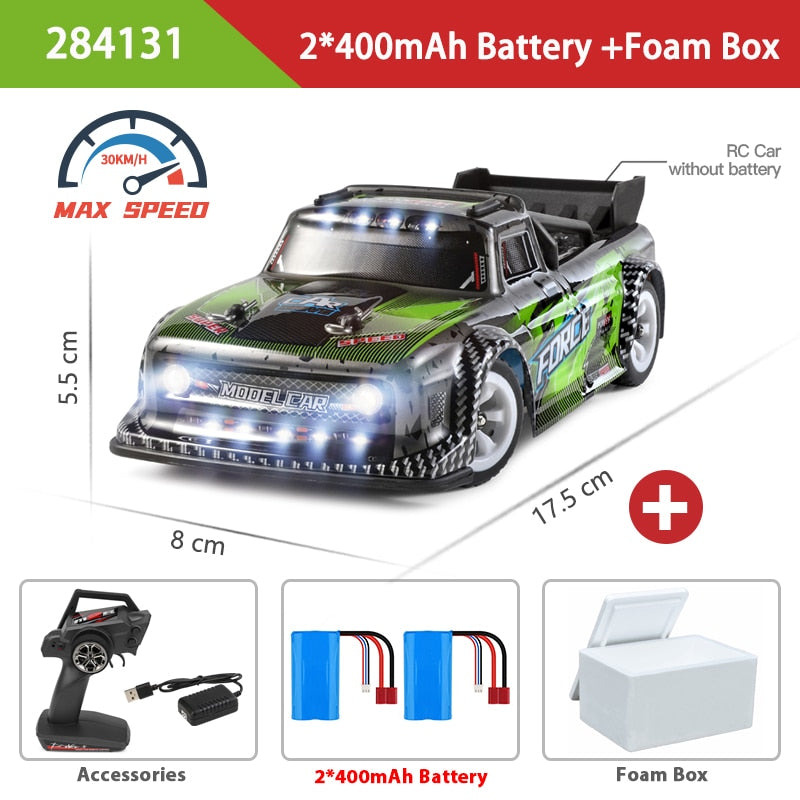 WLtoys 1:28 284010 284161 2.4G Racing Mini RC Car 30KM/H 4WD Electric High Speed Remote Control Drift Toys for Children Gifts