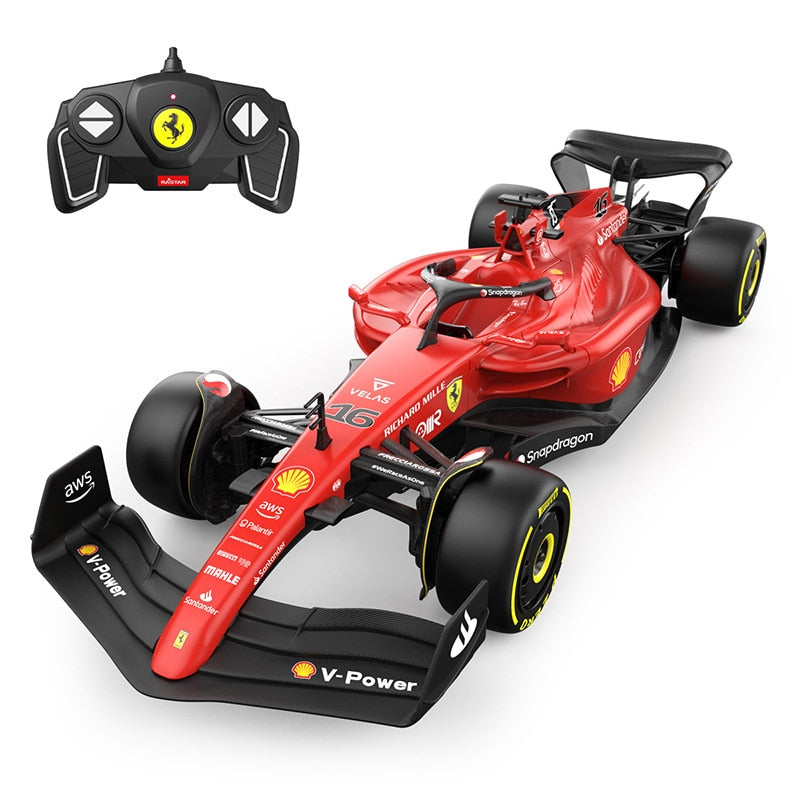 Rc Car For 1/12 Ferrari F1-75 2023 #16 Charles Leclerc F1 Formula Racing RC Car Toy Model Collection Gift