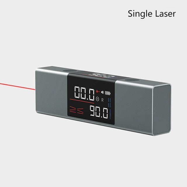 DUKA ATuMan LI1 Laser Protractor Digital Inclinometer Angle Measure 2 in 1 Laser Level Ruler Type-C Charging Laser Measurement