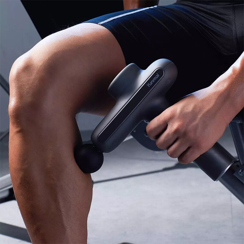 Xiaomi YUNMAI Massage Gun Machine Deep Muscle Relaxation Fascia Massager 3 Modes 4 Head Low Noise Smart Body Massage Fascia Gun