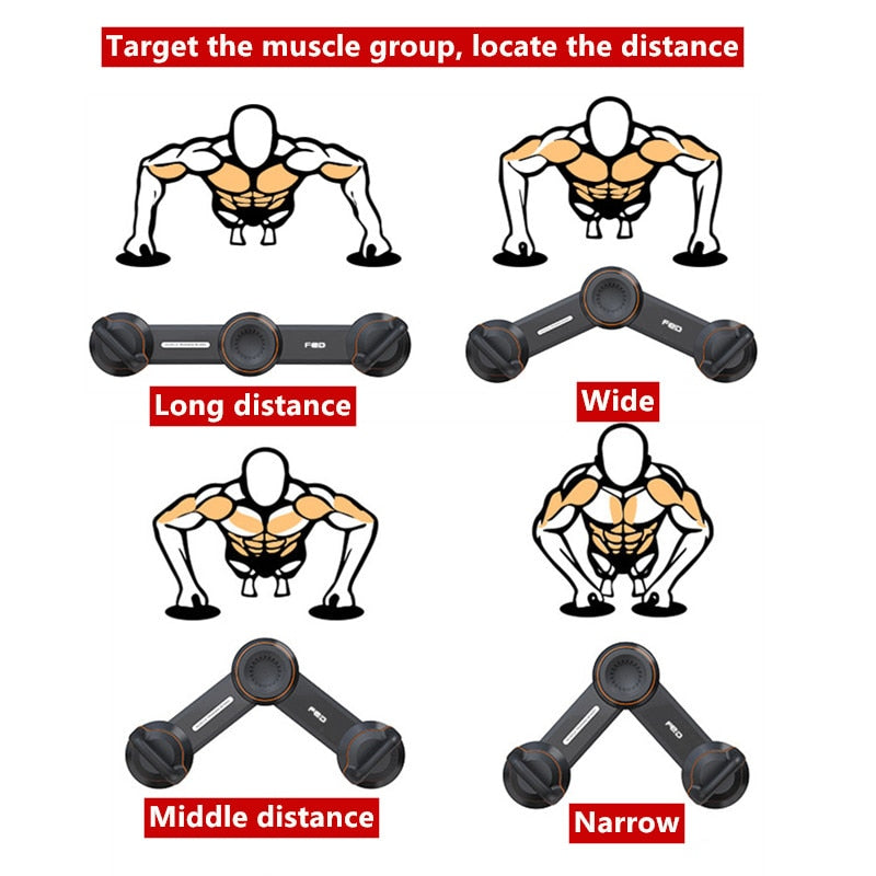 xiaomi Youpin FED New Push-Up training Board 60 training modes Workout Fitness Gym Equipment Push Up Stand for Abdominal