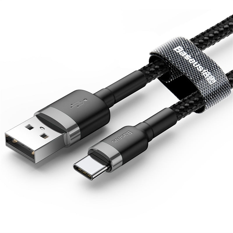 Baseus USB C Cable Type C Charging Cable for Xiaomi 11T Pro Samsung S21 USB C Cable Phone Wire Cord 3A QC3.0 USB Type C Charger