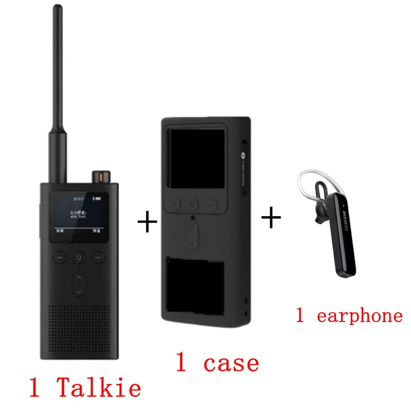 Original Xiaomi Mijia Walkie Talkie 2 5W UV Dual Band Radio IP65 Waterproof 13 Days Long Standby Interphone Location Share