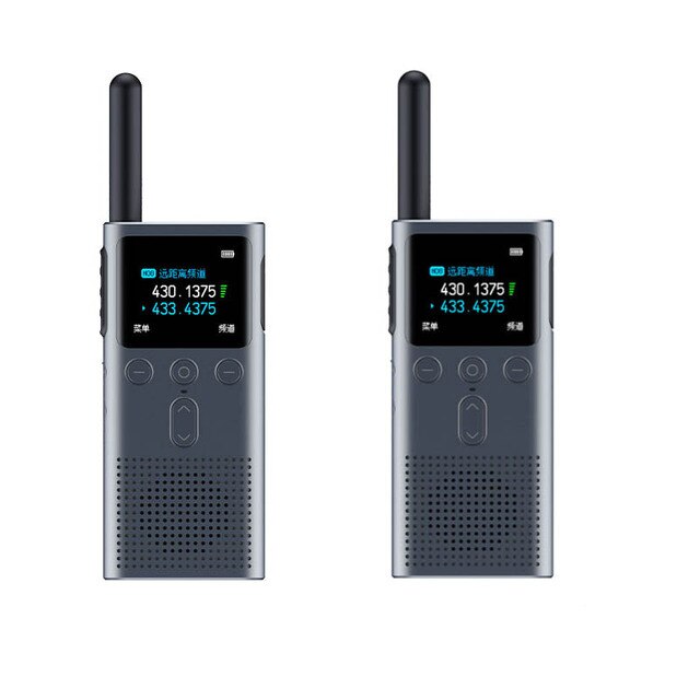 XIAOMI Walkie Talkie 2S 1.77"Color Screen 4W Power 120-hour Standby Dual Mode 5km Call Distance IP54 Outdoors Security Intercom