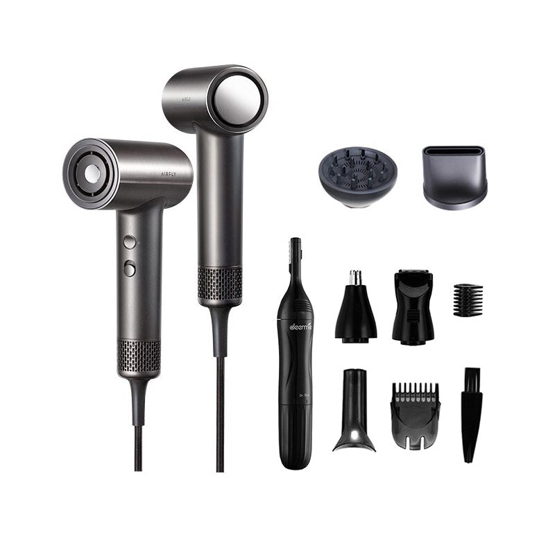 SOOCAS P1 Professional Hair Dryer High-speed Smart Temperature Control With Magnetic Nozzle Body Hair Remover Free Gift For Wife