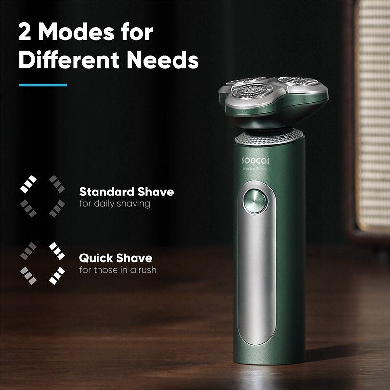 SOOCAS S5  Auto Electric Shaver For Men IPX7 Waterproof Wet & Dry Dual Use Multifunctional  Electric Shaver