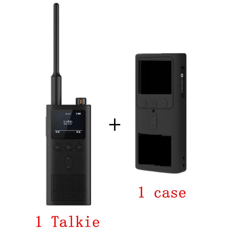 Original Xiaomi Mijia Walkie Talkie 2 5W UV Dual Band Radio IP65 Waterproof 13 Days Long Standby Interphone Location Share