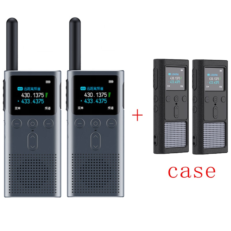 Newest Original Xiaomi Walkie Talkie 2S Super Thin Location Sharing Walkie-Talkie Long Standby Anti-Interference Quick Match