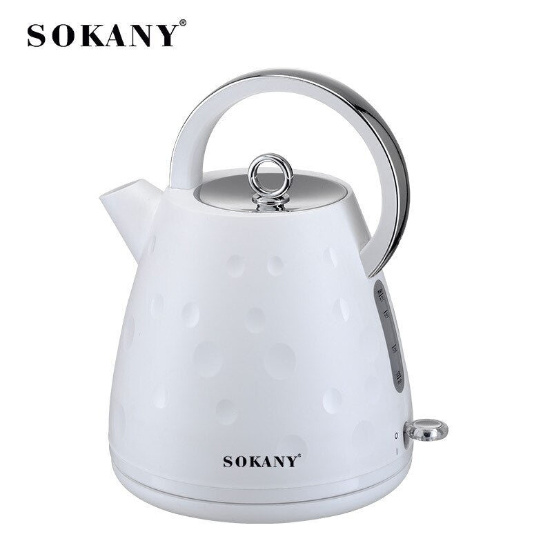 Electric Kettles Stainless Steel for Boiling Water, Double Wall Hot Water Boiler Heater for Coffee, Tea , 2200W, 1.7 Liter