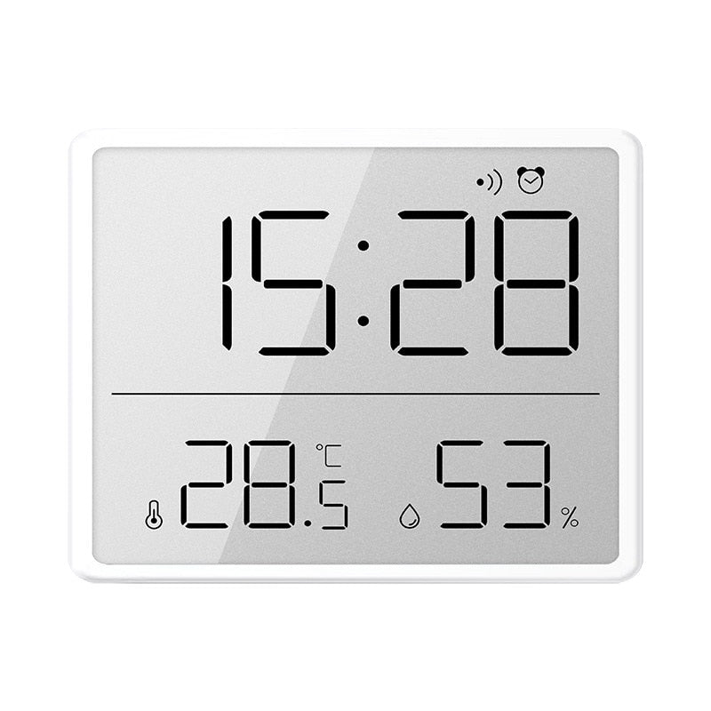 Xiaomi Mijia Multifunction Thermometer Hygrometer Automatic Electronic Temperature Humidity Monitor Clock 3.7inch Large LCD Screen