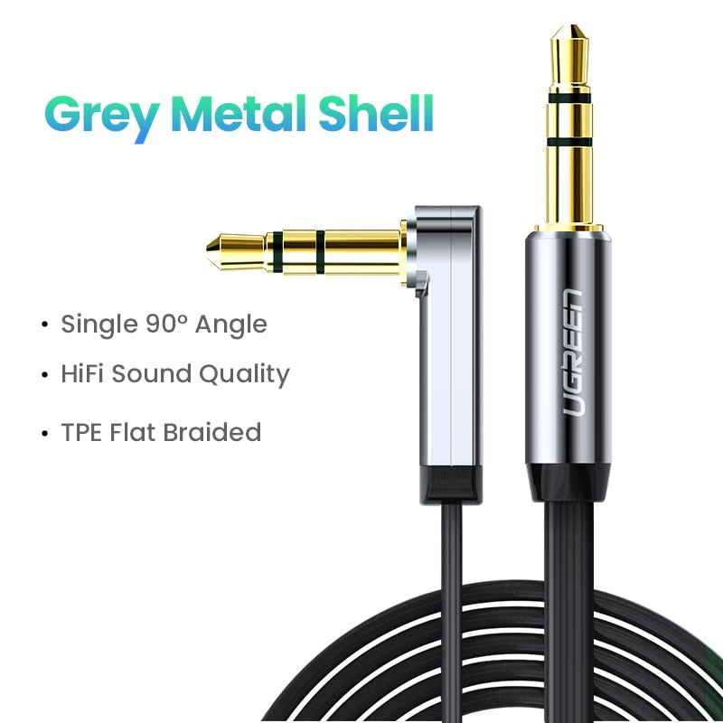 UGREEN Aux Cable Speaker Cable 3.5mm Audio Cable for Car  Headphone Audio 3.5mm Jack Speaker for Samsung Xiaomi Cable Aux 3.5mm
