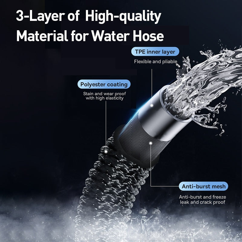 Baseus Car Wash High Pressure Water Gun Spray Nozzle Car Washers For Auto Home Garden Portable Washer Car Cleaning Accessories
