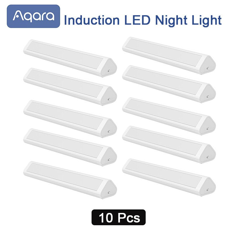 Aqara Induction LED Night Light Magnetic Installation with Human Body Light Sensor 2 Level Brightness 8 Month Standby Time