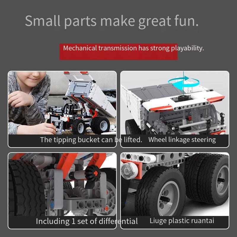 Youpin ONEBOT Boys' Building Block Toy Puzzle Assembly Model Mining Truck Small Machinery Birthday Gift