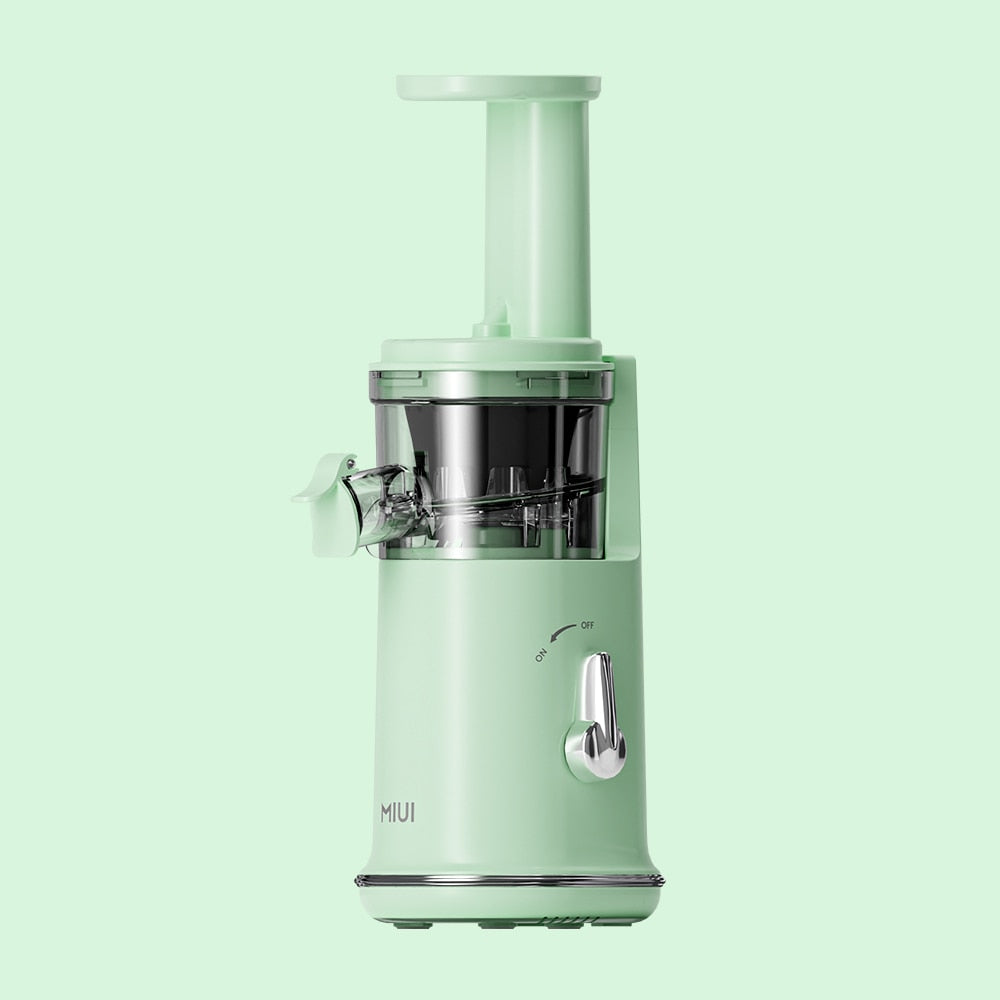 MIUI Petit Slow Juicer, Easy-to-clean Electric Juice Maker, Lemon Fruit Blender, Mini Portable, 120W Multi-Color Model Mini-Pro