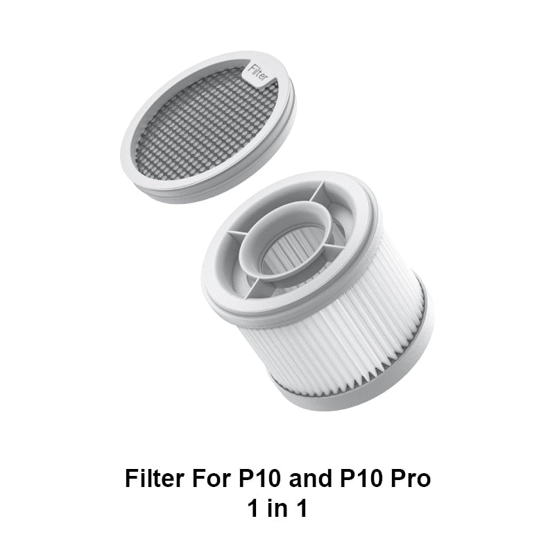 Dreame P10 P10 Pro Cordless Vacuum Cleaner Accessories, Filter Roller Brush Wall Mount Attachment Clip Battery, Parts Consumable