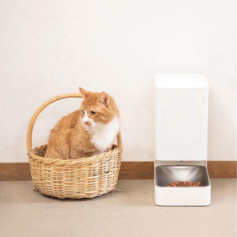 Xiaomi Mijia Smart Pet Feeder Automatic Feeding Timing Design Keep Food Fresh Make a Pet Diet Plan Work With Mi Home App