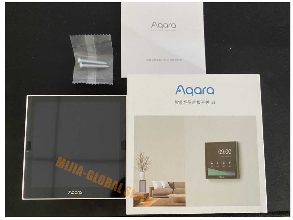 Aqara Scene panel S1 Touch Screen Homekit Voice Light Control AI Gesture Recognition