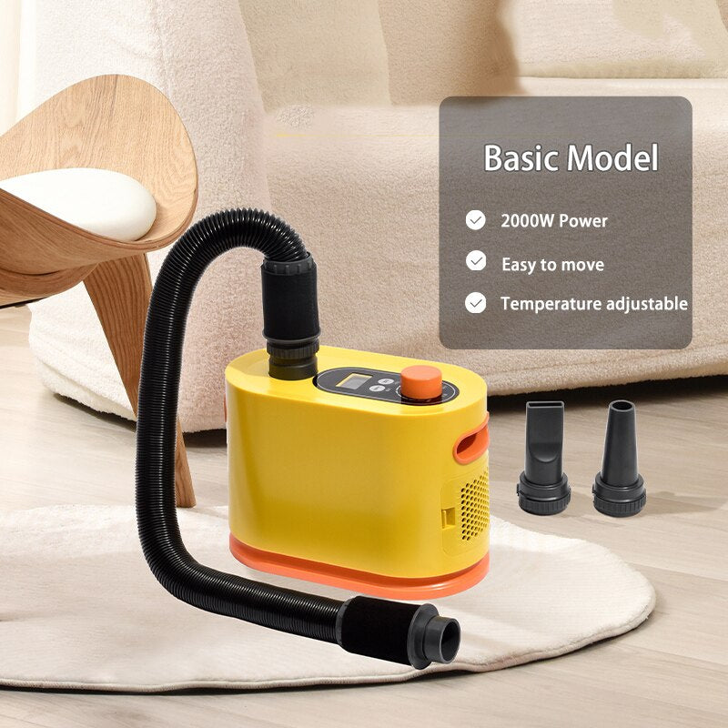 2000W Dog Grooming Dryer Pet Hair Dryer Dog Cat Grooming Water Blower Warm Wind Adjustable Blow-dryer For Small Medium Large Dog