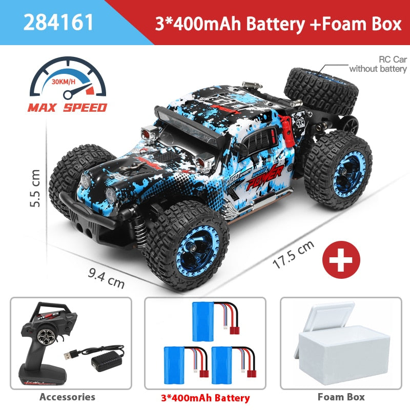 WLtoys 1:28 284010 284161 2.4G Racing Mini RC Car 30KM/H 4WD Electric High Speed Remote Control Drift Toys for Children Gifts