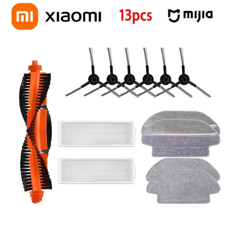 Xiaomi Mijia Mi Robot Vacuum-Mop Pro STYTJ02YM 2S / 3C / Conga 3490 Viomi V2 PRO V3 SE Main Side Brush Hepa Filter Mop Part