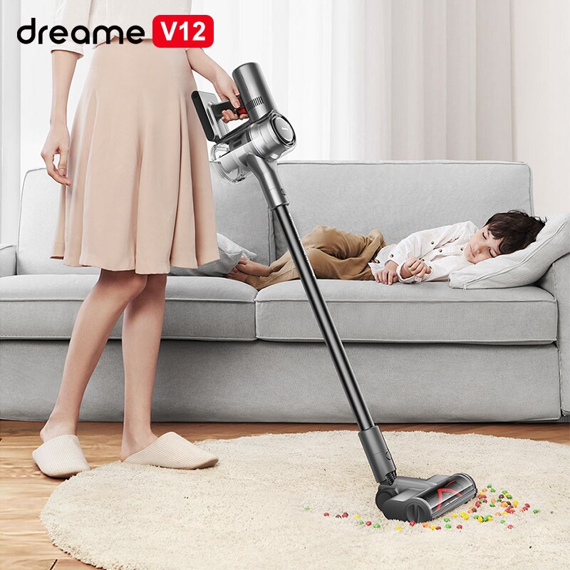 Dreame V12 Wireless Vacuum Cleaner 27000Pa LED Display All In One Dust Collector Floor Carpet Quality Robot Aspirator For HOME