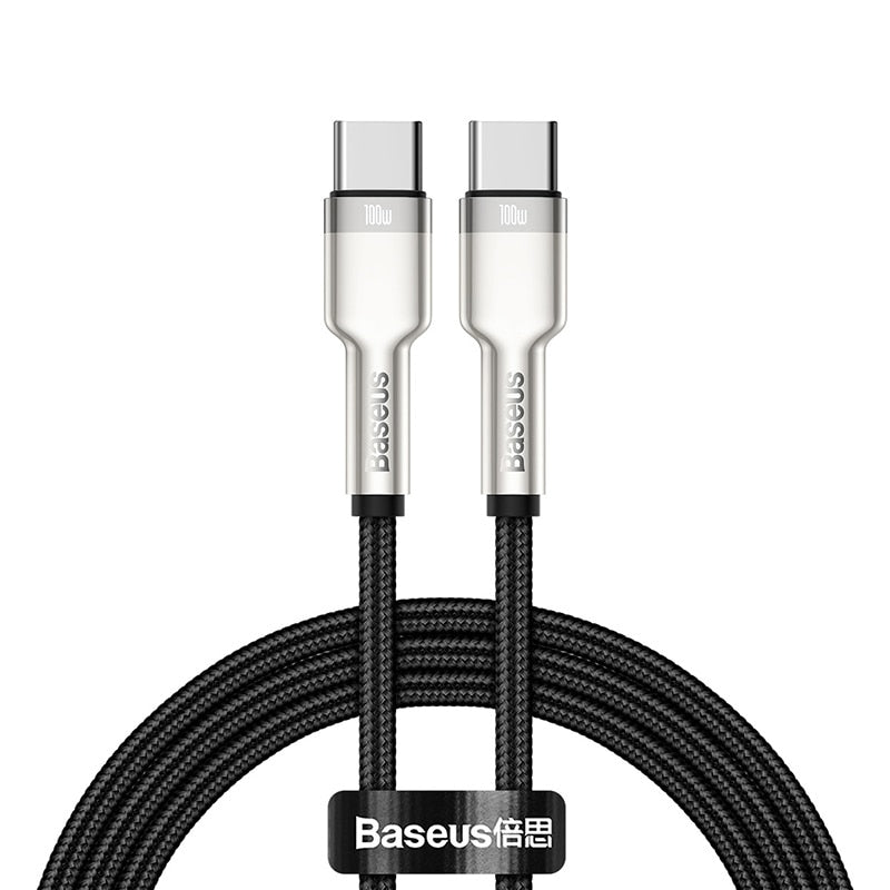 Baseus 100W USB C to USB Type C Cable for MacBook Pro QC 4.0 PD USB C Fast Charger Cable for Xiaomi Redmi Note 8 Pro Samsung S20