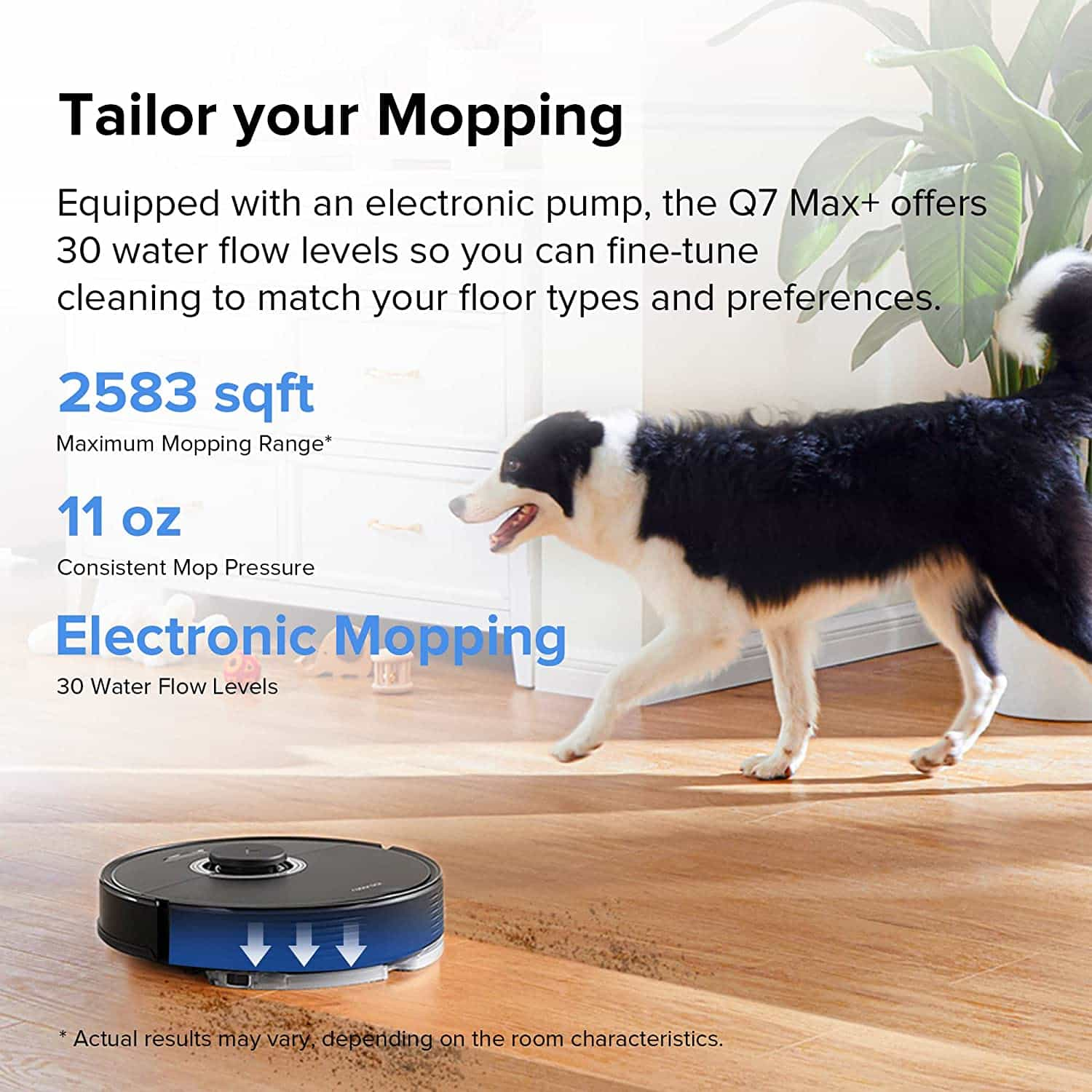 Roborock Q7 Max Robot Vacuum Cleaner 3D Mapping Wet Dry Cleaning Home Floor Pet Hair 4200Pa Suction Smart Navigation Planned App