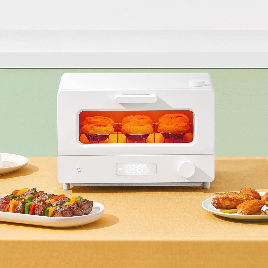 XIAOMI MIJIA Smart Steam Small Oven 12L Tabletop Home Ovens 1300W High Power Precision Temperature Control Steam Pizza Oven 220V