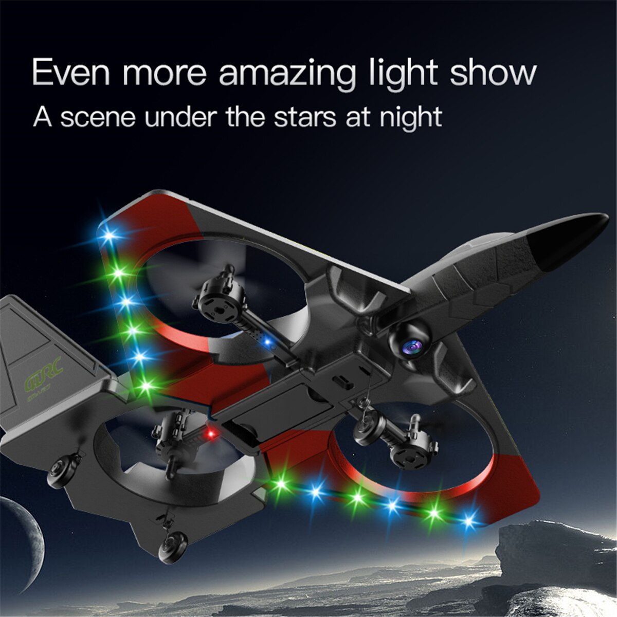 New V27 Oversized Remote Control Combat Glider One Key Return Foam Drones 4K HD Aerial Photography Aerial Vehicle Boys Toys