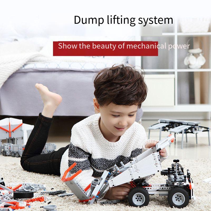 Youpin ONEBOT Boys' Building Block Toy Puzzle Assembly Model Mining Truck Small Machinery Birthday Gift