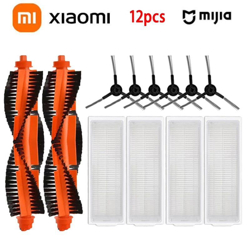 Xiaomi Mijia Mi Robot Vacuum-Mop Pro STYTJ02YM 2S / 3C / Conga 3490 Viomi V2 PRO V3 SE Main Side Brush Hepa Filter Mop Part