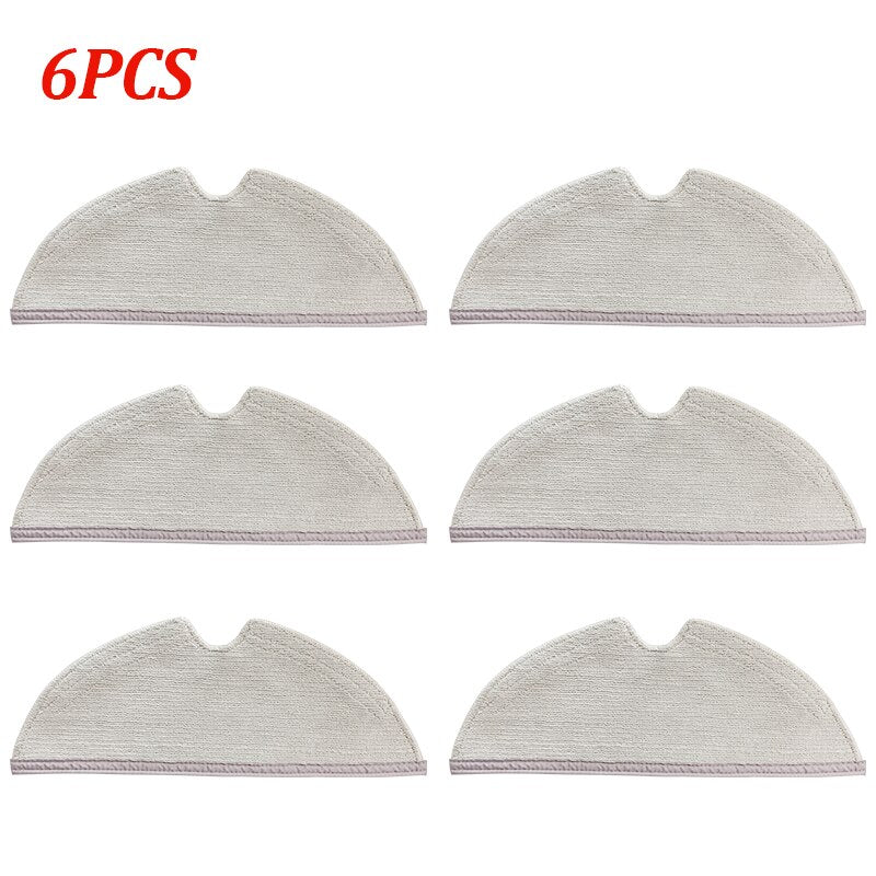 Brush Mops Hepa Filters for Roborock S5 S50 S502 S55 S6 S6 Pure E4 for Robot 1S SDJQR01RR Vacuum Cleaner Accessories