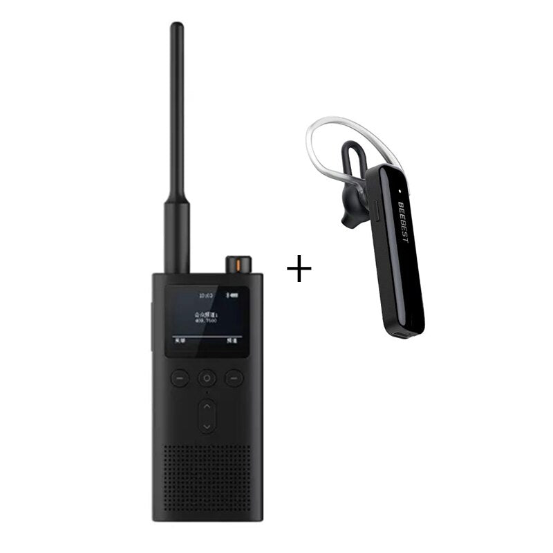 Original Xiaomi Mijia Walkie Talkie 2 5W UV Dual Band Radio IP65 Waterproof 13 Days Long Standby Interphone Location Share