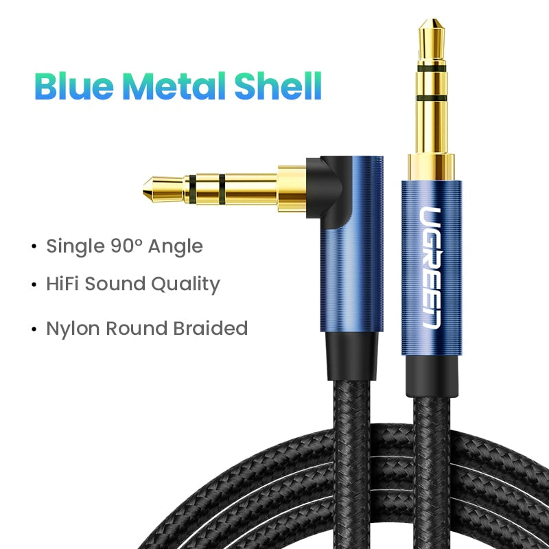 UGREEN Aux Cable Speaker Cable 3.5mm Audio Cable for Car  Headphone Audio 3.5mm Jack Speaker for Samsung Xiaomi Cable Aux 3.5mm