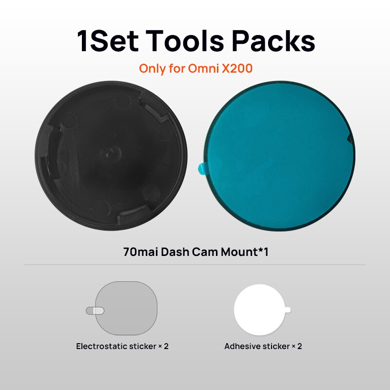70mai Dash Cam Mount For 70mai Dash Cam Pro D02 Pro Plus+ A500S Car DVR Mount 70mai Lite2 D10 70mai Dash Cam 4K A800S Omni X200