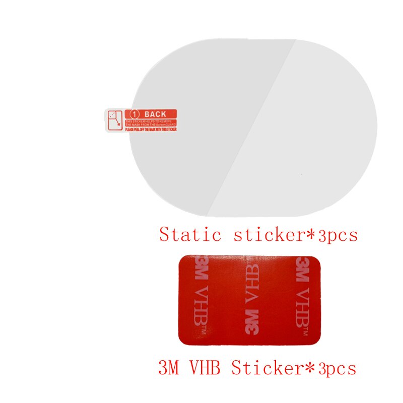For 70mai 1S D06 Accessory Set Static Sticker Film and Static Stickers, Suitable for 70mai M300 Car DVR 3M film holder 3PCS