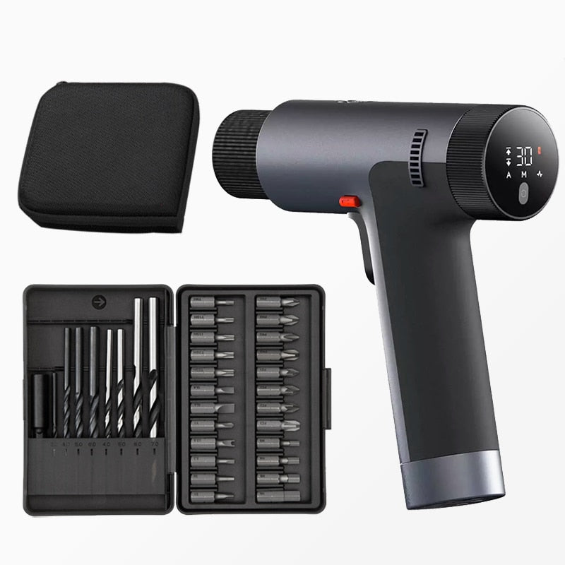 Xiaomi Mijia Brushless Electric Drill Screwdriver Type-C Rechargeable Smart Home Power Tool