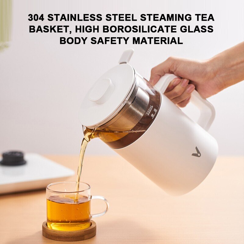 Viomi Steam Spray Boiling Kettle Health Teapot Set Electric Teapot Glass Mini Steamer Filtration Automatic Heat Preservation