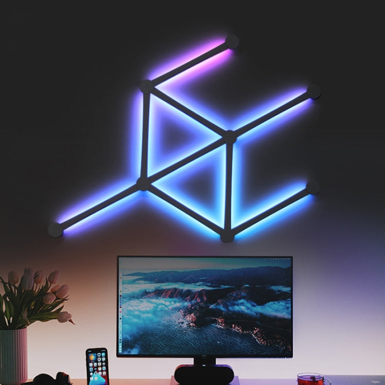 JSK-P22 Smart RGB Mosaic Light Rhythm Light Support Amazon Alexa / Goo
