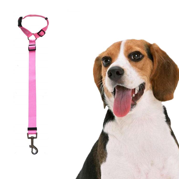 Pet Car Safety Rope Ring Dog Car Seat Belt Rear Seat Traction Rope(Pin