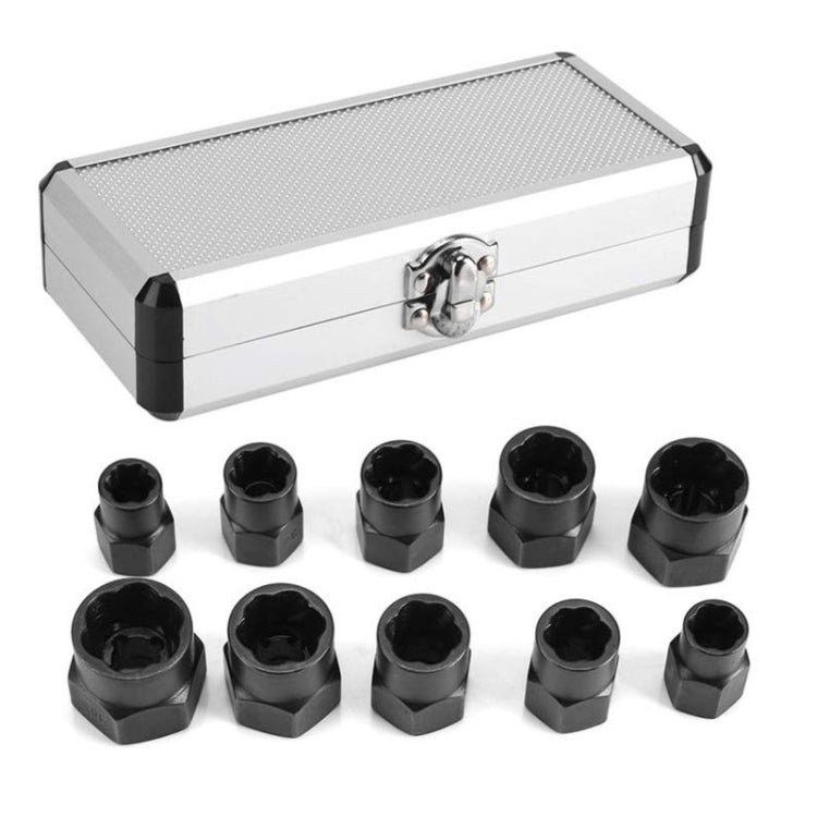 10 PCS / Set Nut Extractor Screw Removal Tool Break Wire Bolt Extracto
