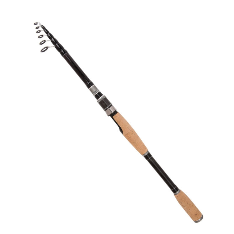 Telescopic Carbon Lure Rod Short Section Fishing Casting Rod, Length: