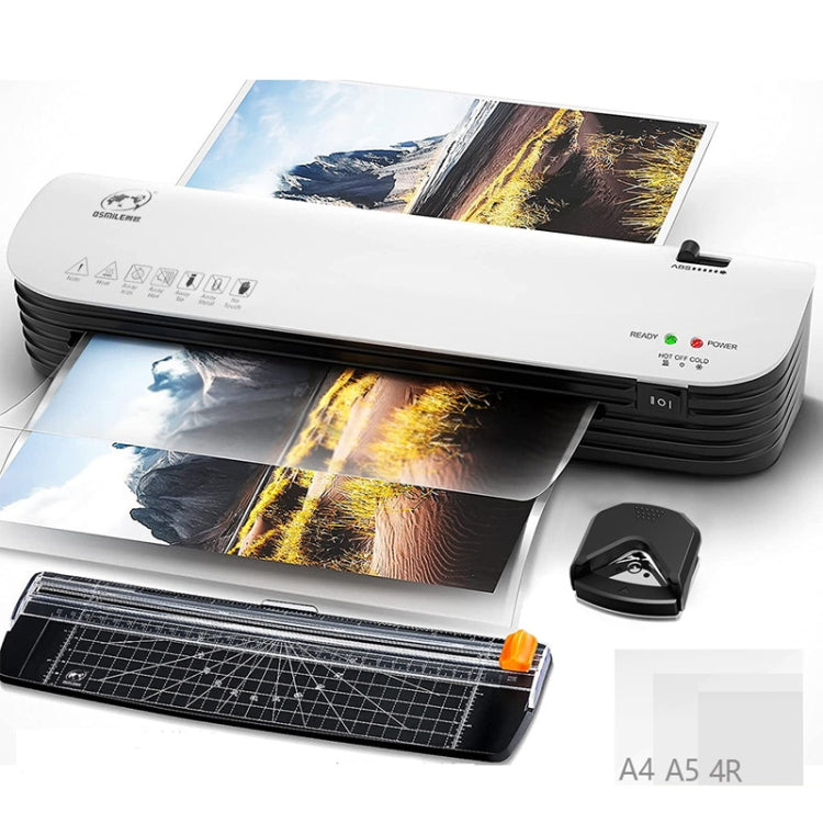 Osmile SL299 A4 Laminator Machine Set With 15 Laminating Pouches Paper