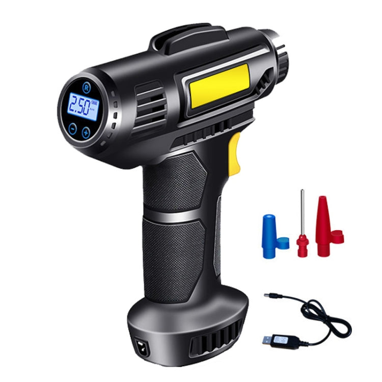 Portable Multifunctional Car Inflator Automobile Tire Pneumatic Pump,