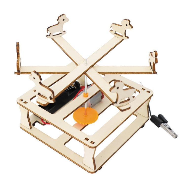 Electrical Carousel Assembly Model Children DIY Science Technology Pro