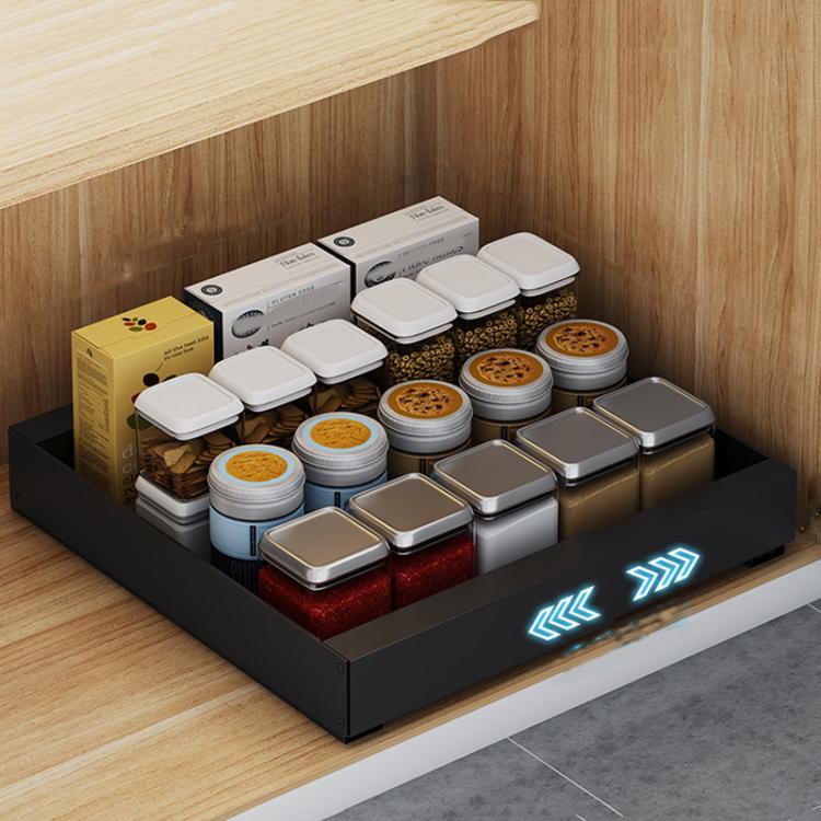 Extensible (30-46cm) Pull-out Cabinet Organizer Storage Rack Slide-out