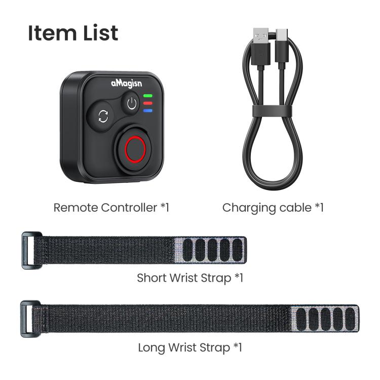 Hojalis Telecomando Senza Fili Per Insta360, Telecomando Bluetooth Per Insta360 X5/X4/X3/Ace Pro 2/Ace Pro/Go3s/Go3/Hero 13/12/11/Ios/Android, Con Cinturino Da Polso E Cavo Di Ricarica Usb, Gamma 50M Hojalis Telecomando Senza Fili Per Insta360, Telecomando Bluetooth Per Insta360 X5/X4/X3/Ace Pro 2/Ace Pro/Go3s/Go3/Hero 13/12/11/Ios/Android, Con Cinturino Da Polso E Cavo Di Ricarica Usb, Gamma 50M